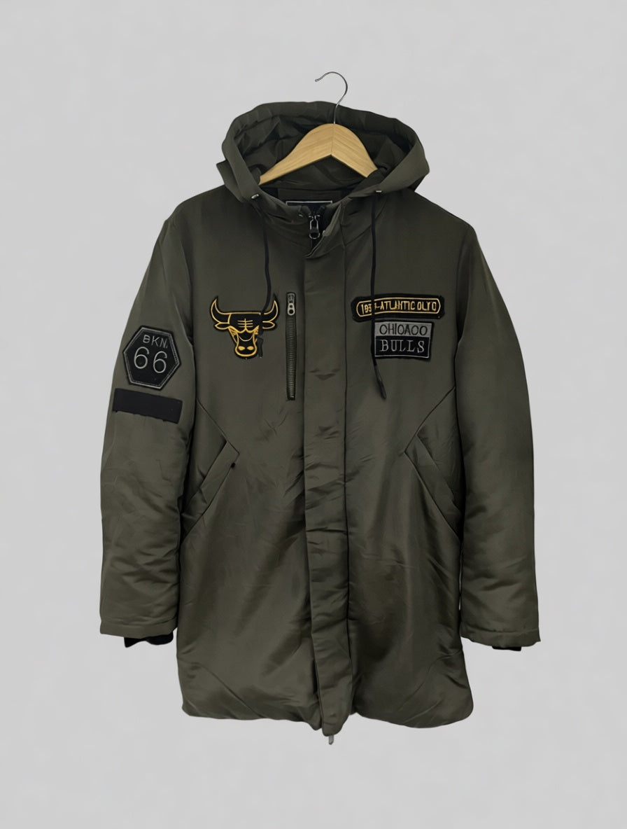 Bull Long Jacket Coat (Unisex).                            Length: 38-39, Chest: 21-23, Sleeve: 24.5-25.5