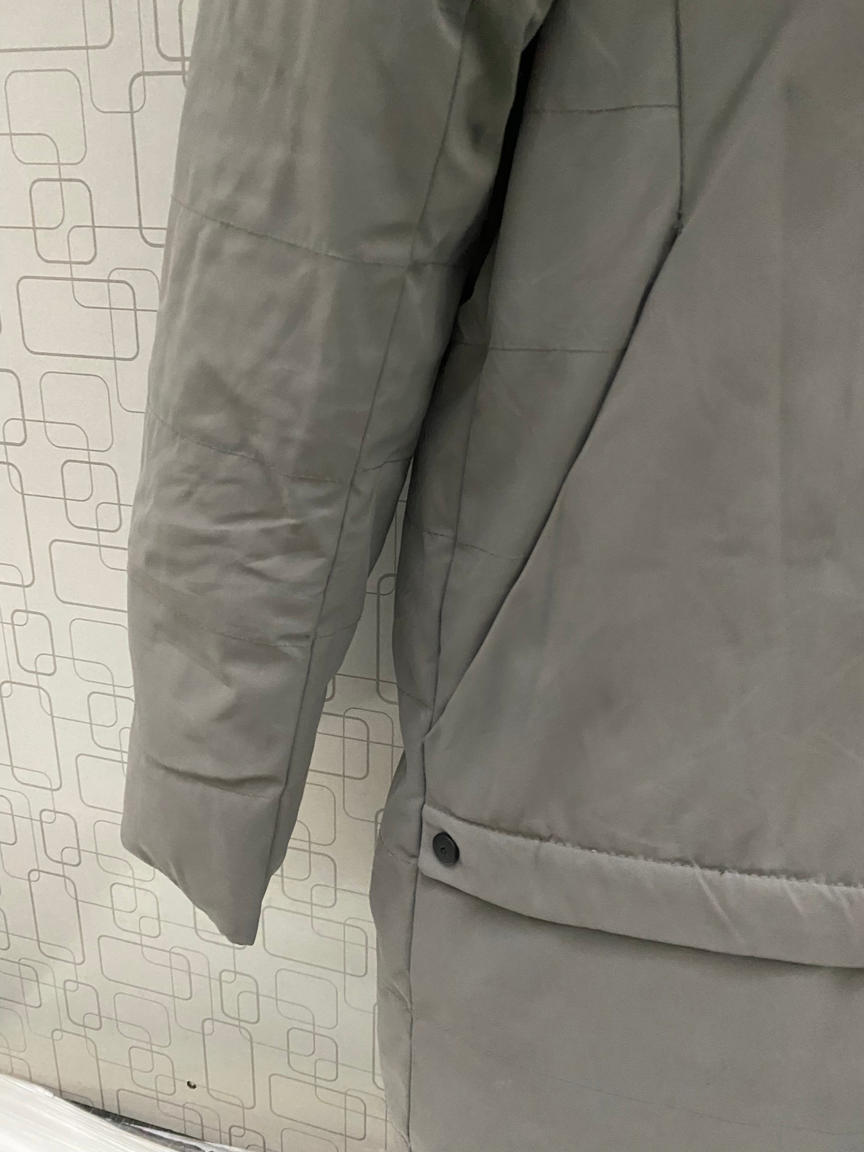 YY Long Puffer Coat (Thrift).          Length: 38-40, Chest: 21-23, Sleeve: 24.5-25