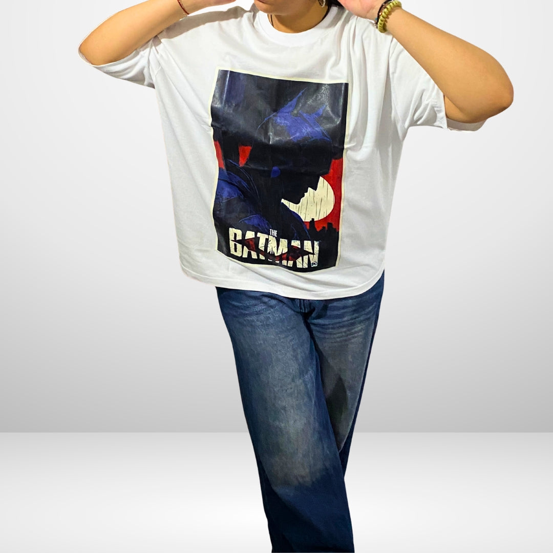 Batman Oversized Drop Shoulder Tee