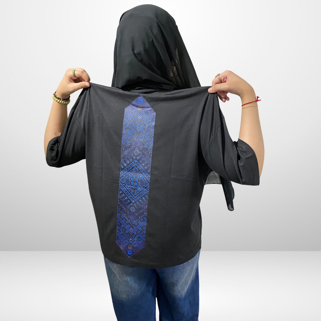 B-Pat Oversized Drop Shoulder Tee