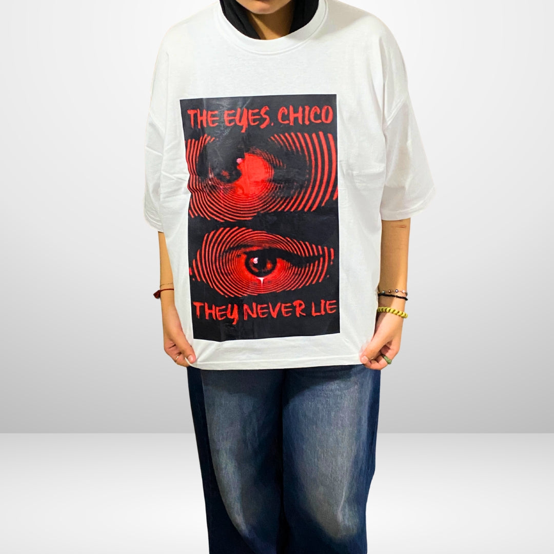 Eyes Oversized Drop Shoulder Tee