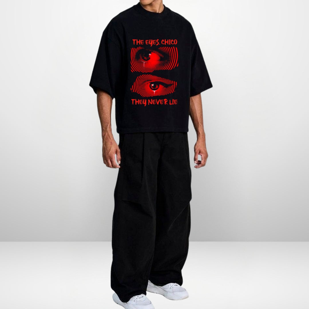 Eyes Oversized Drop Shoulder Tee