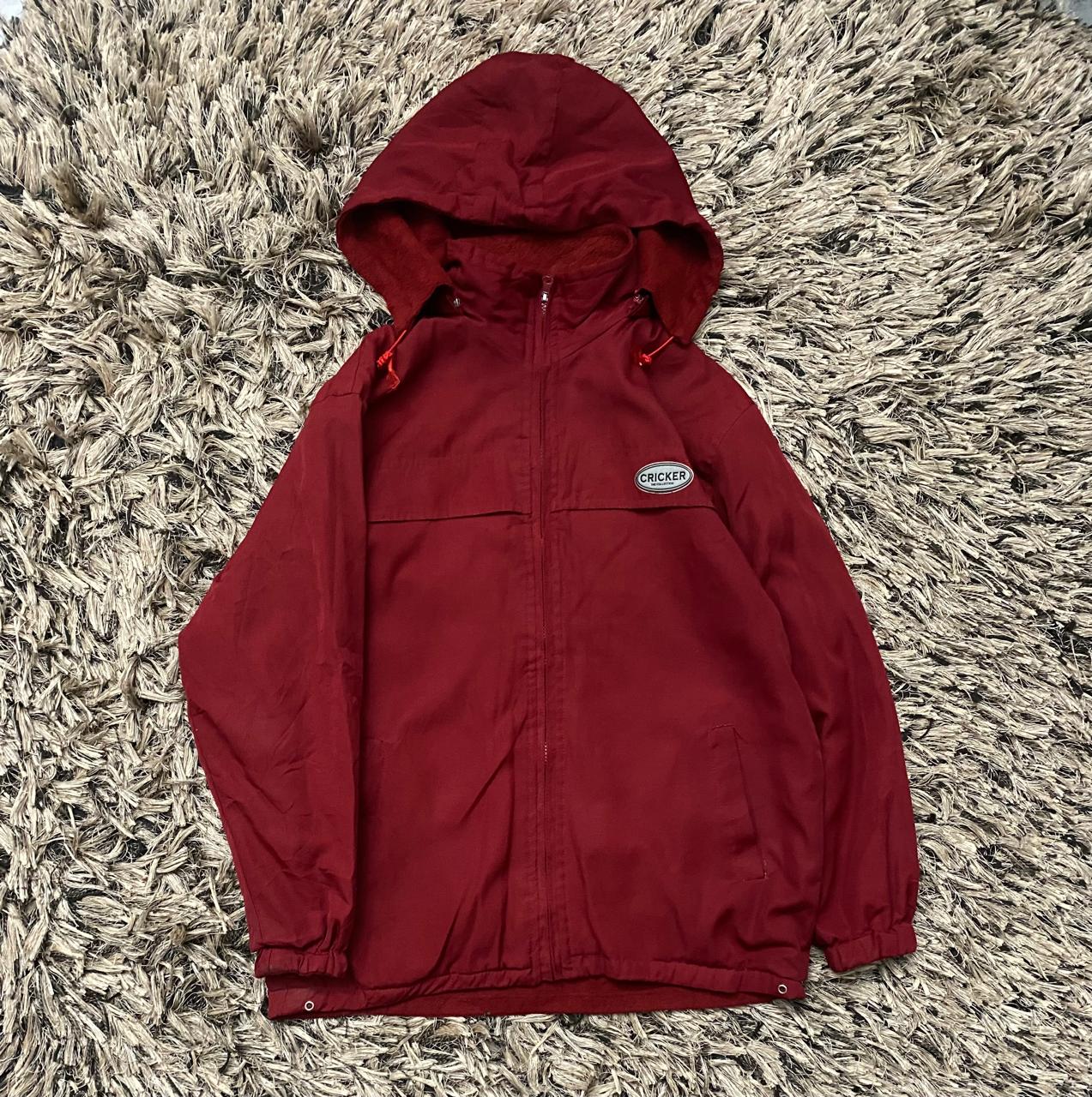 RED double side hood jacket Thrift)