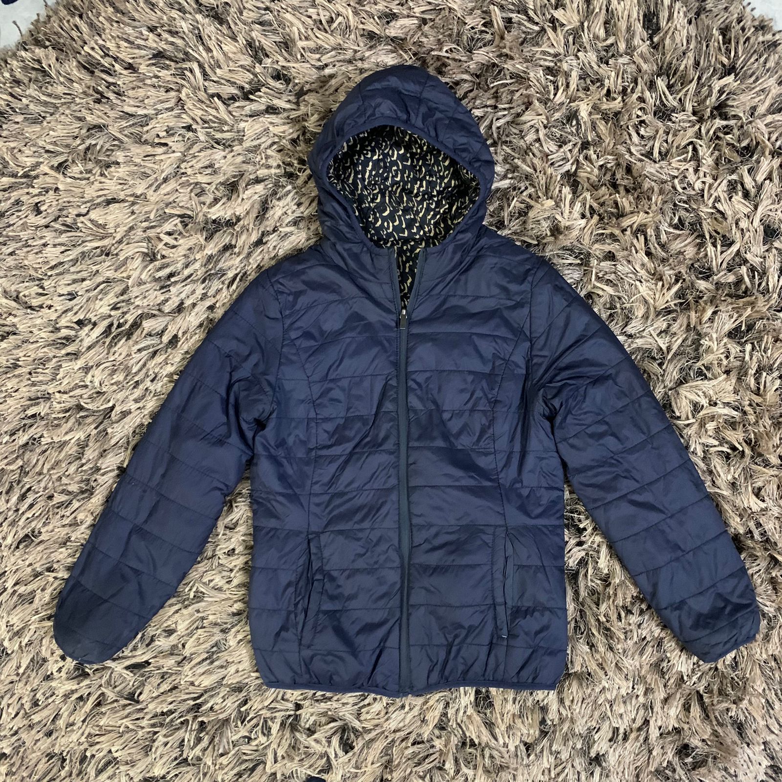 DOUBLE SIDED Puffer Jacket (Thrift)