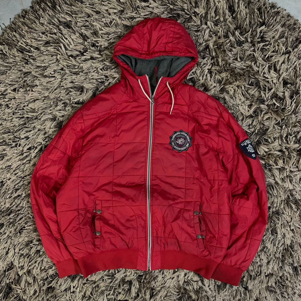 Red Hooded Jacket (Thrift)