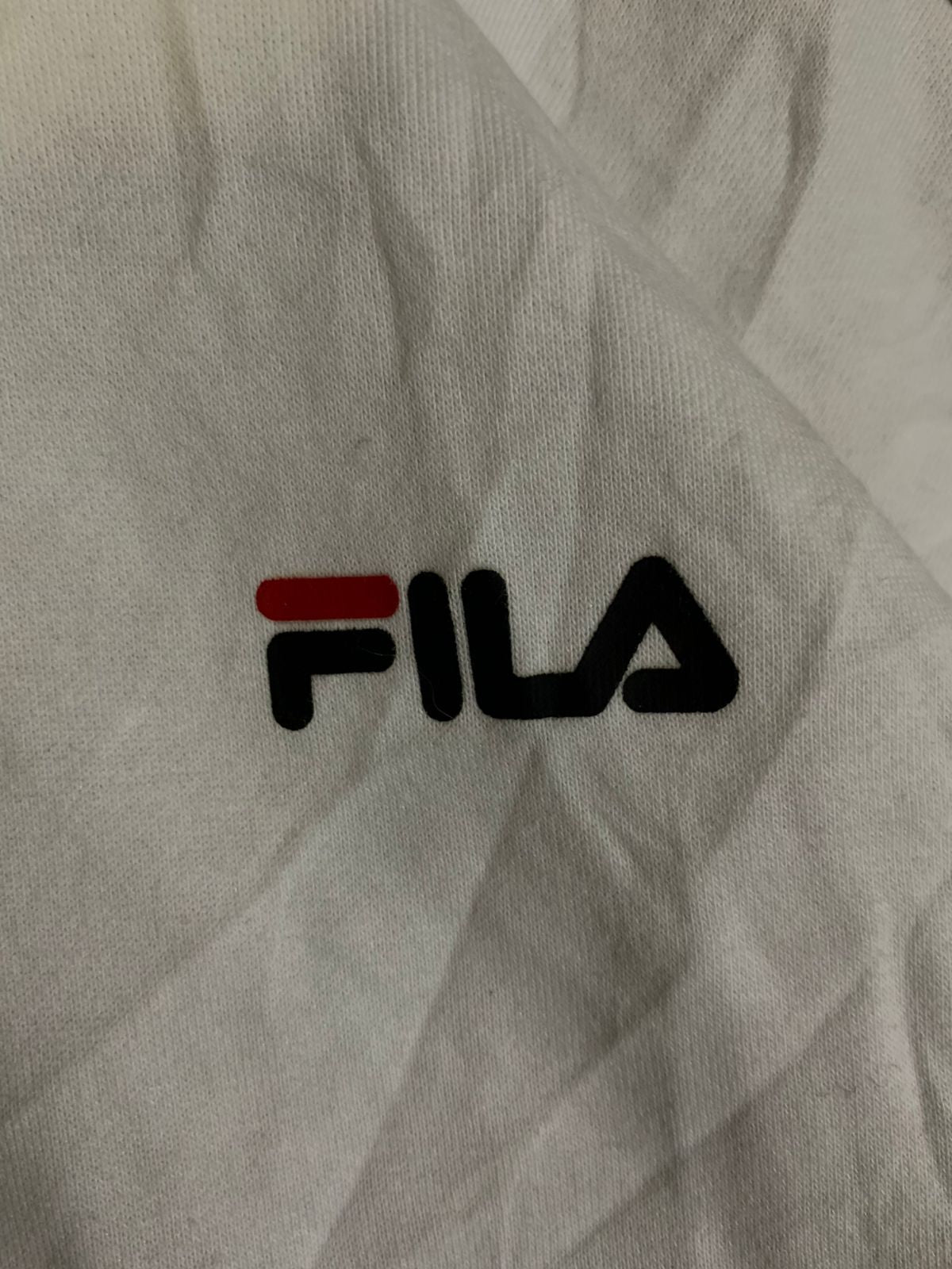 (FILA) WHITE HOODIE (Thrift)