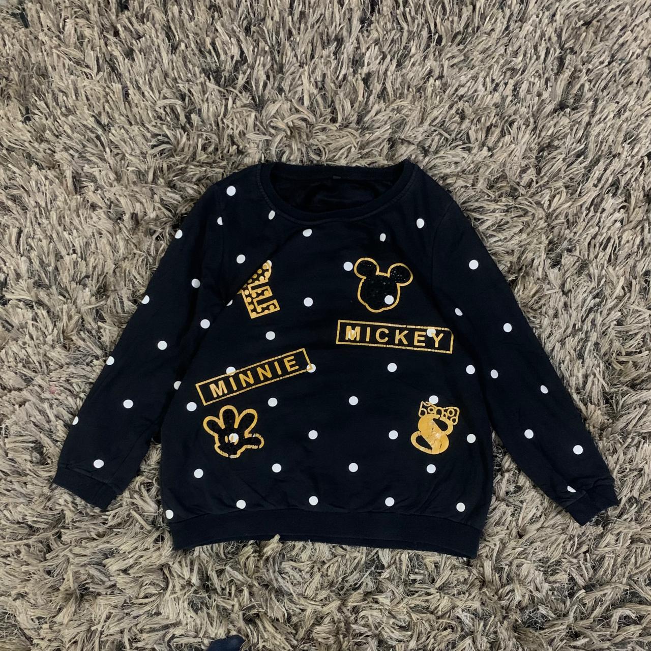 MICKEY PRINTED  HEATED Sweater (Thrift)