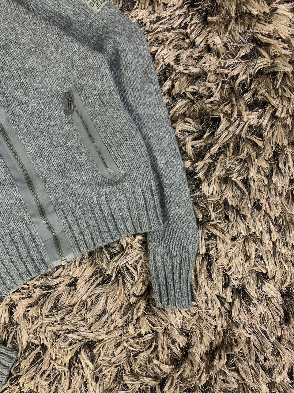 Double Zip Heated Sweater (Thrift)