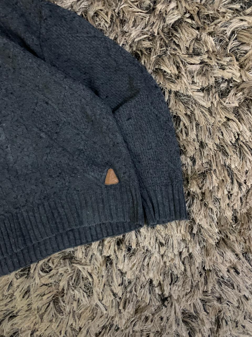 color button Heated Sweater (Thrift)