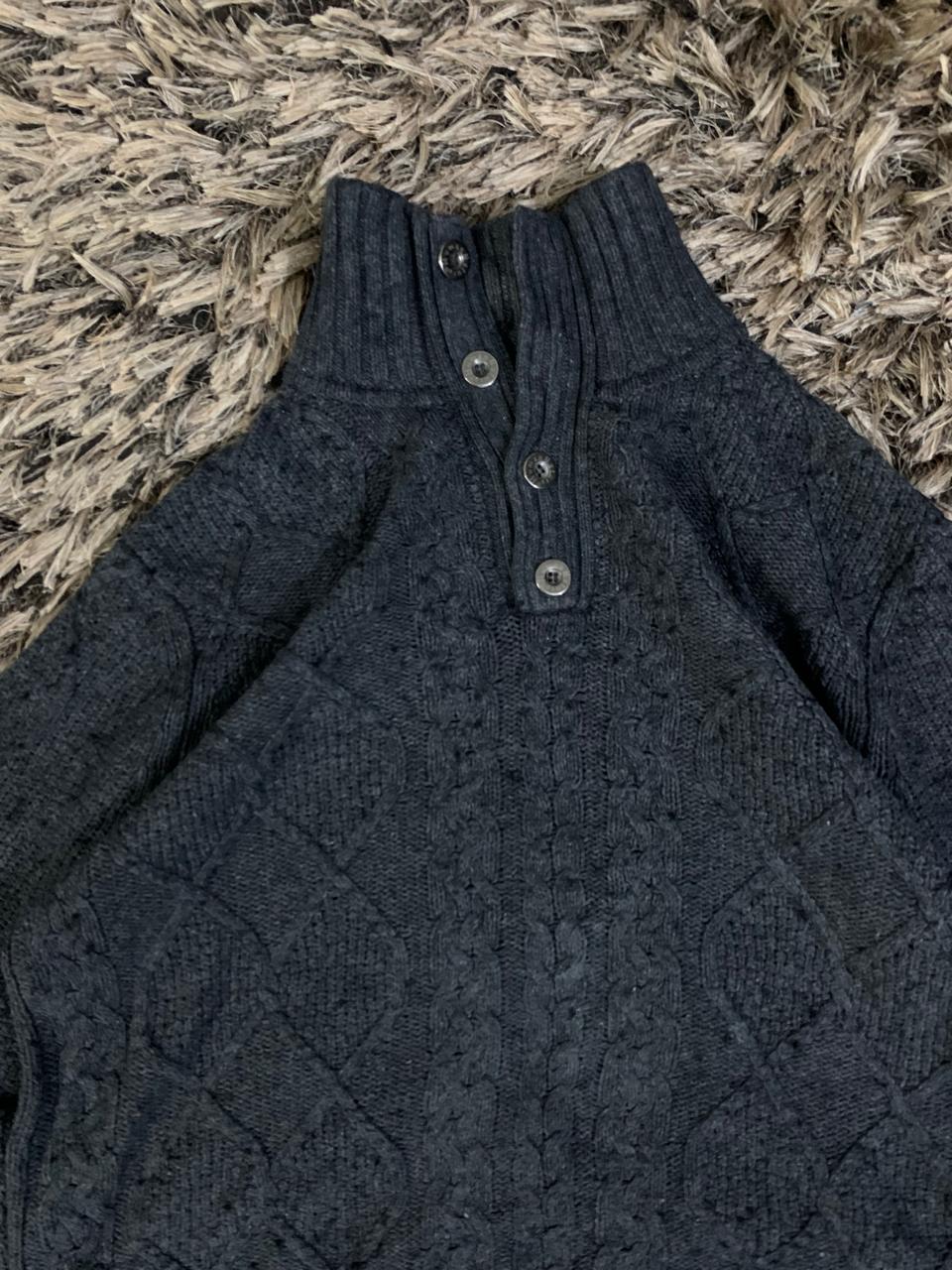 color button Heated Sweater (Thrift)