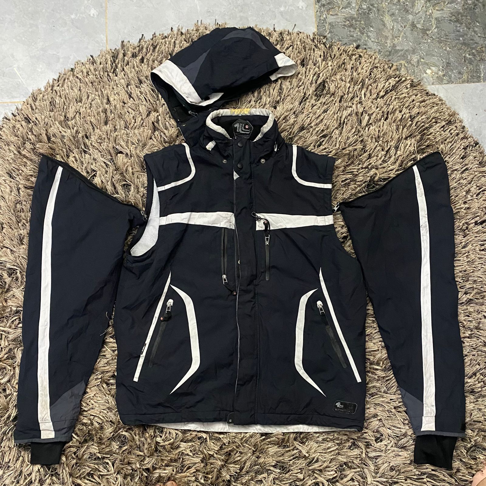 2 in 1 Biker Jacket (thrift) imported