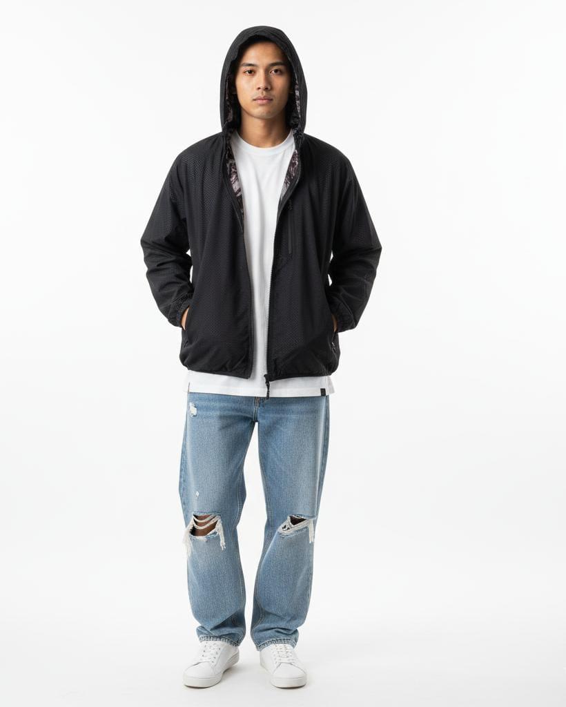 Adidas Double sided Jacket (thrift)