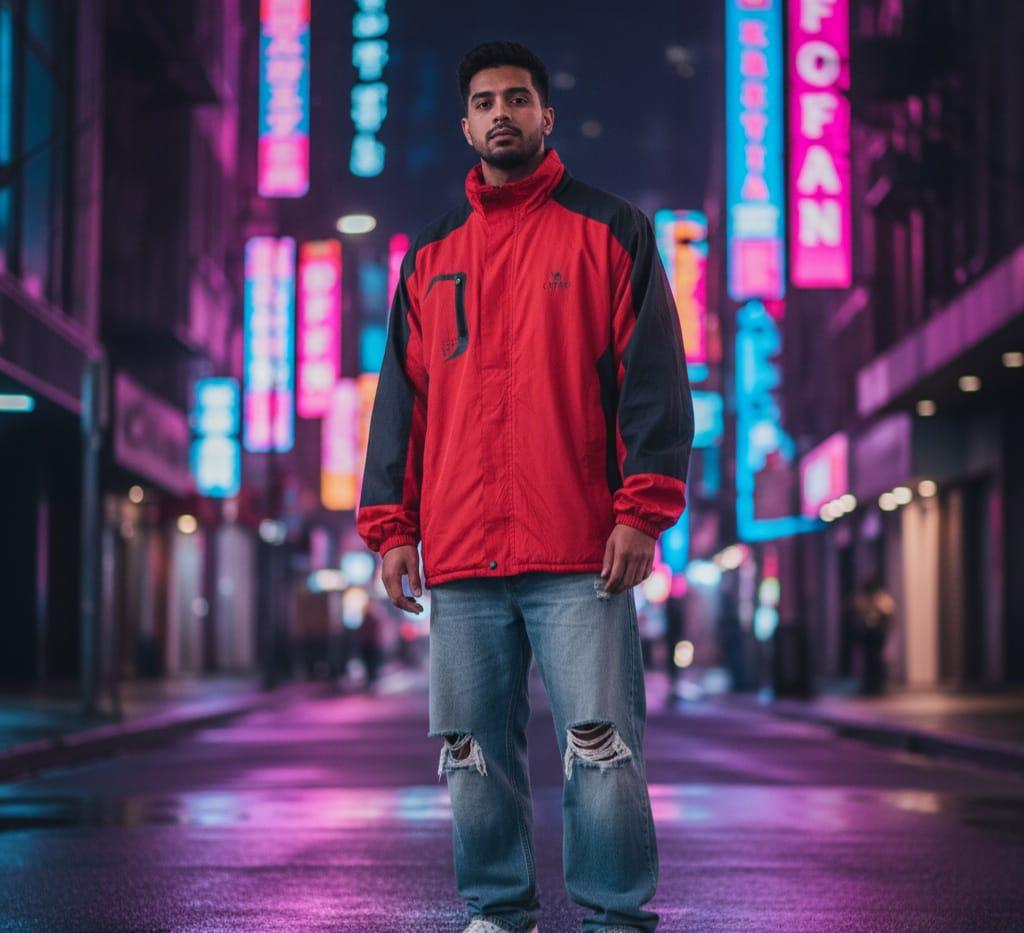 Puffer jacket (thrift)